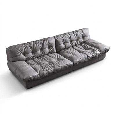 Duży salon xxl Skóra nowoczesny design sofa kanapa 4 miejsce do siedzenia Włókienniczy