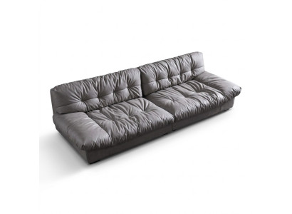 Duży salon xxl Skóra nowoczesny design sofa kanapa 4 miejsce do siedzenia Włókienniczy