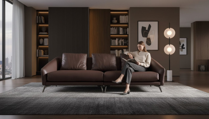 Nowoczesna 4-osobowa siedziba Sofy Meble Cztery miejsce do siedzenia Living Pokój Couch Design Sofa