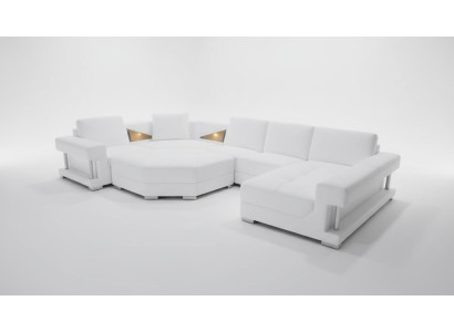 Narożne sofy U Shape Nowoczesna Podkładka Meble do Salonu Meble Narożnikowa kanapa Skórzana Sofa Design Sofa