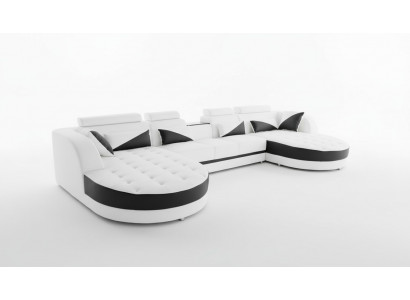Żywy krajobraz Narożnik Sofa Design Nowoczesne Sofy Kanapy Narożnikowa kanapa Kształt U Materiał Couch
