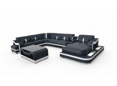 Narożnikowa kanapa Kształt U Żywy krajobraz Sofa Couch Podkładka Narożnik Materiał Sofy Nowość