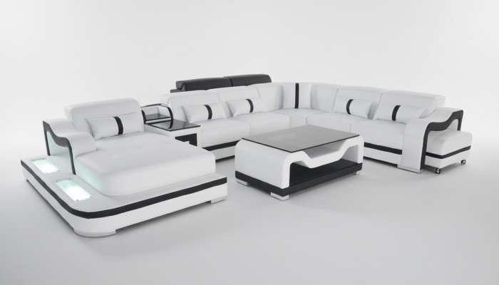 Design Nowoczesna Sofa Kanapa Narożnikowa Podkładka New Żywy krajobraz Kształt U