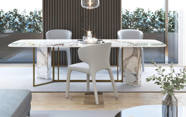 Luksusowe Meble Marmur stoły 180x90cm Salon Hotel jadalnia Tabela Designer Nowość