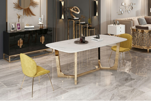 Meble w stylu włoskim Meble Stół obiadowy Tabela Drewno Meble jadalnia Stoły do ​​jadalni 180x90cm