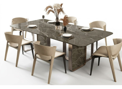 Stół obiadowy jadalnia Modern Stal nierdzewna kuchnia stoły Design Tabela Metal Living Room