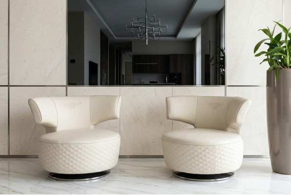 Fotel Design Couch Sofa miejsce do siedzenia Skóra Lounge Club Podkładka Luxury Ears