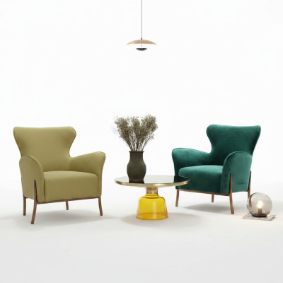 Fotel Design Couch Sofa Relaks Włókienniczy Lounge Luksusowe miejsce do siedzenia TV