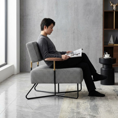 Luksusowa Siedziba Relaks Fotel Design Couch Sofa miejsce do siedzenia Material Lounge Club