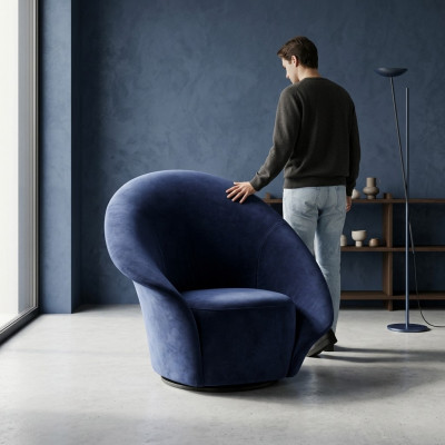 Luksusowy Klub TV Podkładka miejsce siedzące Fotel Design Couch Sofa Relaks Materiał