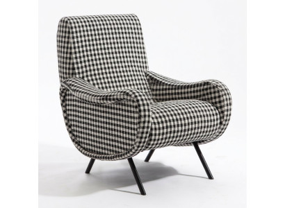 Projektant Lehn Krzesło Podkładka Sofa 1-osobowa Stal odporna z Włókienniczy Fotel