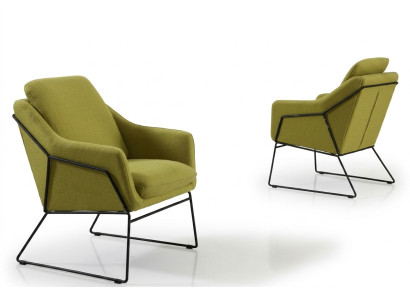 Projektant Lehn Krzesło Podkładka Sofa 1 miejsce siedzące Modern New TV Fotel