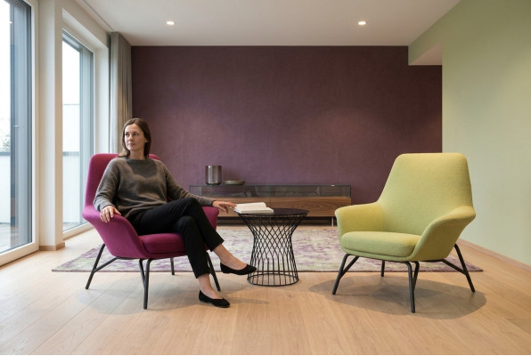 Design Fotel Couch Sofa Relaks Materiał Lounge Luksusowy Klub TV miejsce siedzące