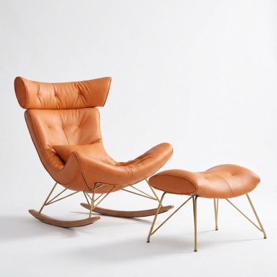 Fotel Metal Design Podkładka Lounge Club Krzesło Siedziba Pokój Swing