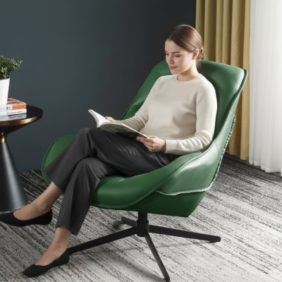 Salon Nowoczesny Materiał Włókienniczy Zielony Kreatywne Meble Fotel Modern