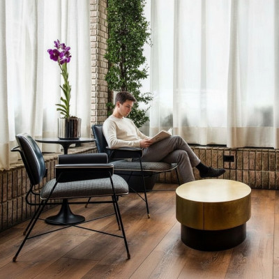 Fotel Design Creative Sofa miejsce do siedzenia Włókienniczy Lounge Club Podkładka Luxury