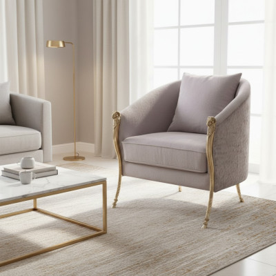 Fotel Design Krzesło Podkładka Relex Lounge TV Pokój dzienny 1 miejsce do siedzenia