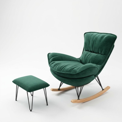 Fotel Designer Krzesło Podkładka Relaks Włókienniczy Stołek Jednoosobowa Sofa Klubowa