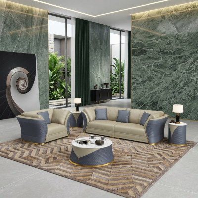 Zestaw sofowy 4+1 miejsce do siedzenia Sofa Podkładka Ustawić Meble Sofa włoskiego designu