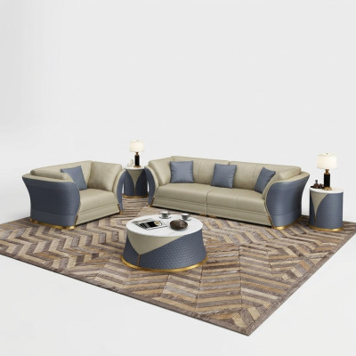 Zestaw sofowy 4+1 miejsce do siedzenia Sofa Podkładka Ustawić Meble Sofa włoskiego designu