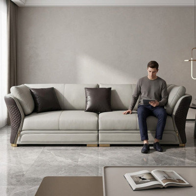 Sofa czteroosobowa nowego projektu 4 miejsce do siedzenia w salonie kanapa kanapy Podkładka
