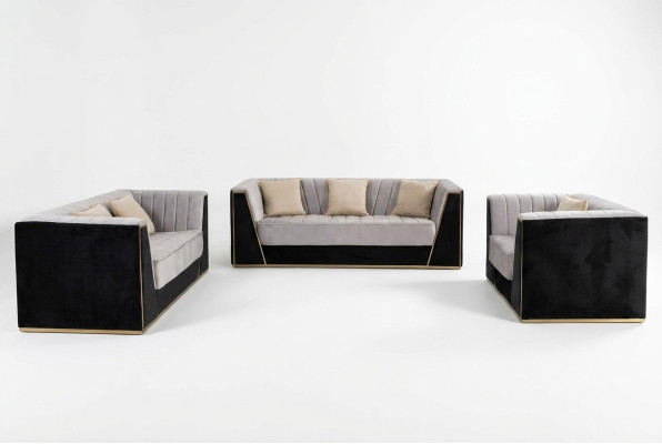 Design Sofy Meble tapicerowane Sofy Modern Luxury elegancki zestaw wypoczynkowy 3+2+1 miejsce do siedzenia
