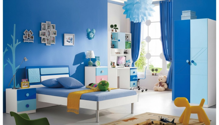 żłobek Zestaw Łóżko Szafa Modern Youth Sleep Pokój Nowy 4-częściowy zestaw