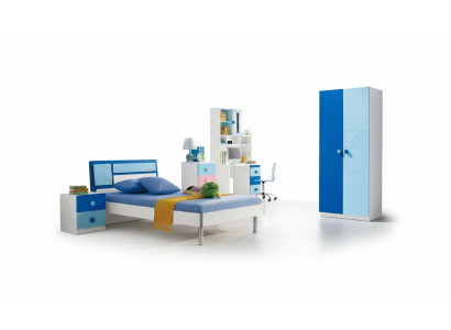 żłobek Zestaw Łóżko Szafa Modern Youth Sleep Pokój Nowy 4-częściowy zestaw