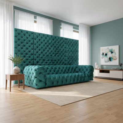 Chesterfield Włoskie Meble Sofa 4 miejsce do siedzenia Luxury Design Couch Sofa Luxury New