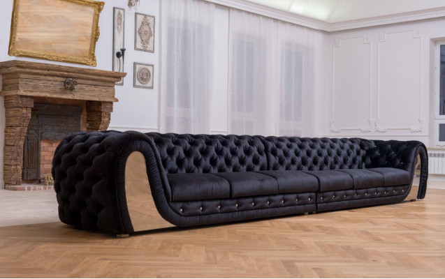 Sofy 6 miejsce do siedzenia Włókienniczy Big Xxl Salon Materiał Nowa Sofa Kanapa Tapicerka Meble