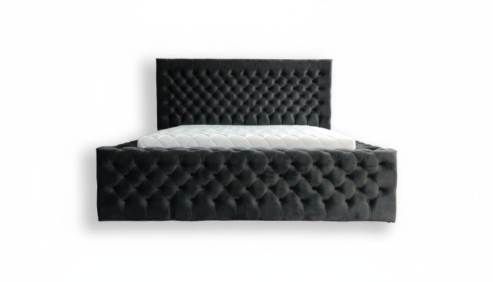 Nowoczesne łóżko hotelowe Chesterfield Podwójne łóżko New Modern King Size Bed