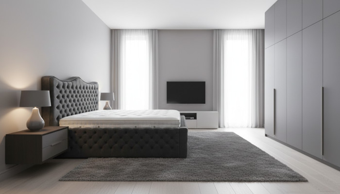 Design Luxury podwójny Hotel Sypialnia Boxspring Kompletne łóżko Łóżko Podkładka