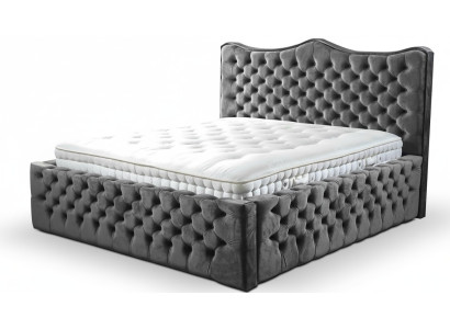 Design Luxury podwójny Hotel Sypialnia Boxspring Kompletne łóżko Łóżko Podkładka