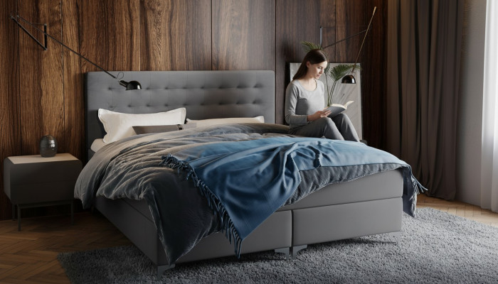 Sypialnia Meble rama łóżka 180x200 luksusowy design Łóżko podwójne Podkładka