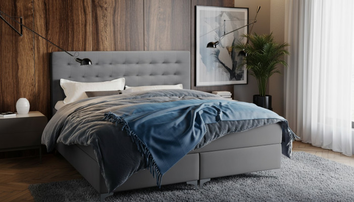 Sypialnia Meble rama łóżka 180x200 luksusowy design Łóżko podwójne Podkładka