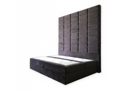 Podwójne łóżko Podkładka Łóżko Brown 180x200 łóżka Luxury Design Meble Ściana Panel Nowość