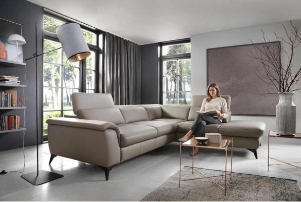 Żywy krajobraz Design Narożnikowa kanapa Włókienniczy Aksamit Nowe Sofy L Shape Sofa Couch Podkładka