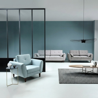 Design Sofa 2 miejsce do siedzenia Meble Podkładka Włókienniczy Sofy Kanapy Żywy krajobraz Nowość