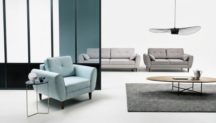Design Sofa 2 miejsce do siedzenia Meble Podkładka Włókienniczy Sofy Kanapy Żywy krajobraz Nowość