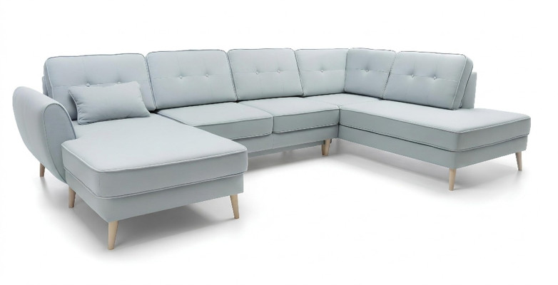 Meble do salonu Narożnikowa kanapa Sofa tekstylna Design Sofa Narożne sofy U Shape Modern Podkładka