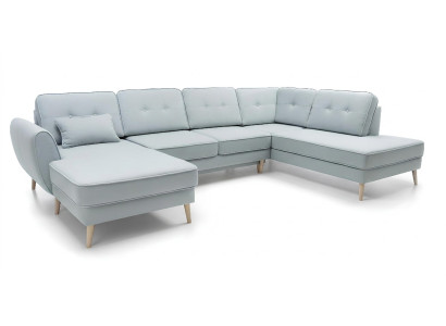 Meble do salonu Narożnikowa kanapa Sofa tekstylna Design Sofa Narożne sofy U Shape Modern Podkładka