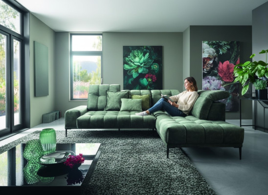 Narożnikowa kanapa nowoczesny design luksusowe sofy w kształcie litery L kanapa materiałowa sofa do salonu kanapy