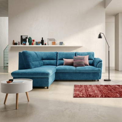 Narożnikowa kanapa Nowy Nowoczesny Design Sofy Kanapy Łóżko Materiał Kanapa Salon w kształcie litery L Nowość