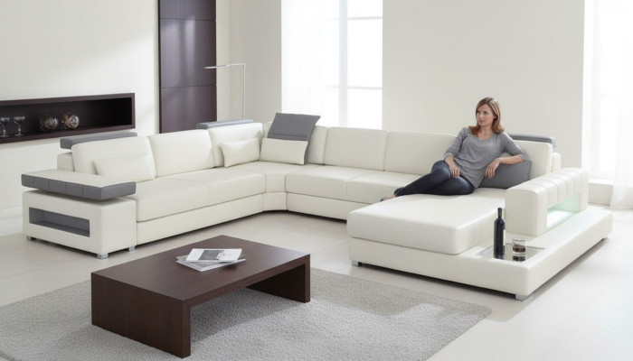 Projektant Żywy krajobraz Sofa Kanapa Narożnikowa kanapa Podkładka Żywy krajobraz Kształt U