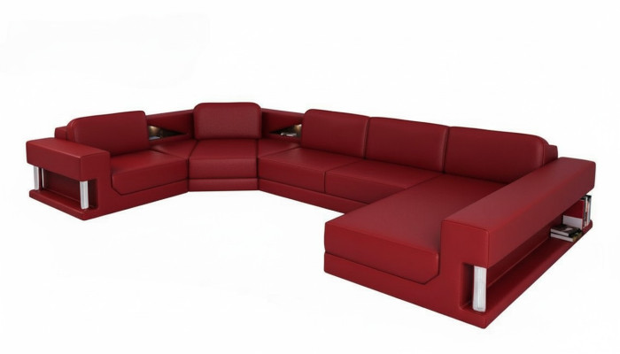 Sofa w kształcie litery U kanapa podkładka sofa Żywy krajobraz design narożnikowa kanapa skóra podkładka nowość