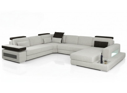Sofa tekstylna Sofa Żywy krajobraz kształt U Design Nowoczesna sofa Narożnik Sofy Design
