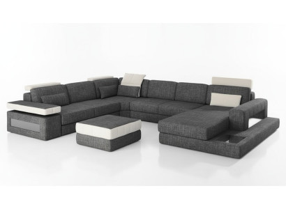 Narożnikowa kanapa Couch Design Podkładka Włókienniczy New Żywy krajobraz Kształt U funkcji łóżka Materiał