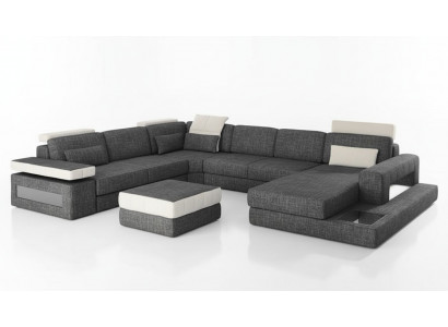 Narożnikowa kanapa Couch Design Podkładka Włókienniczy New Żywy krajobraz Kształt U funkcji łóżka Materiał