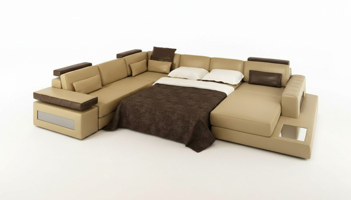 Kształt U Couch Design Podkładka Włókienniczy Narożnik Nowoczesne sofy Żywy krajobraz Narożnikowa kanapa Materiał