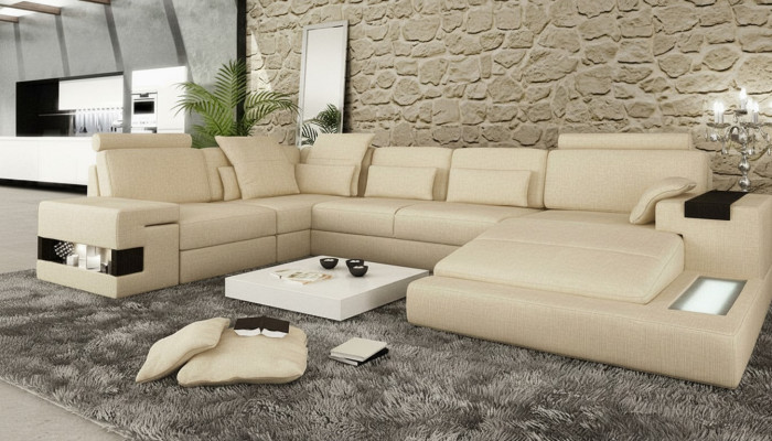 Narożnik kanapa Kanapa Podkładka Kanapy Nowość Narożnik U Shape Sofa Żywy krajobraz Meble Sofy Nowość